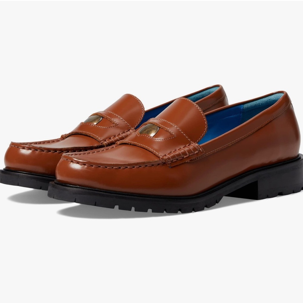 Free People Brown Leather Loafers